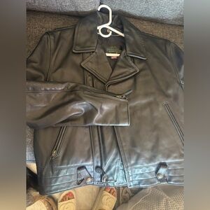 Men's Black Leather Jacket